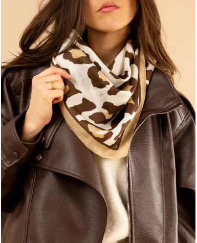 Foulard léopard