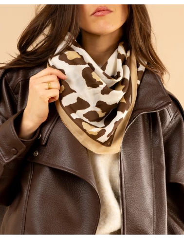 Foulard léopard