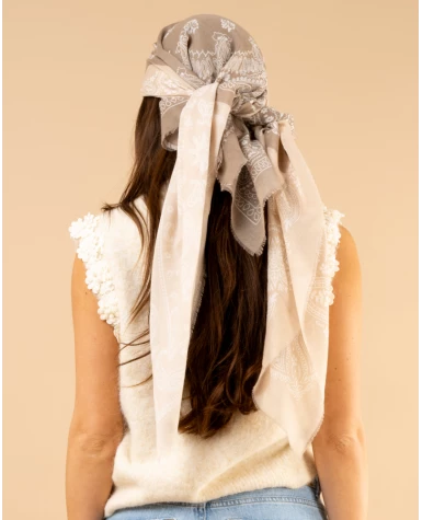Foulard Bandana bicolore