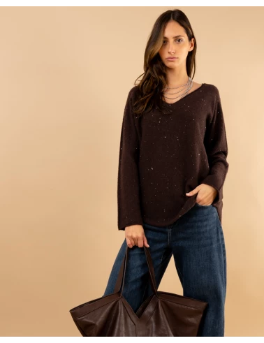 Pull paillettes
