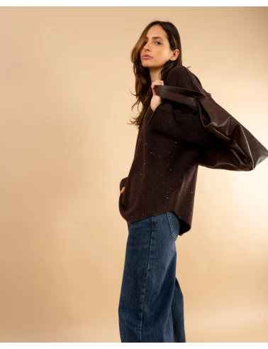 Pull paillettes