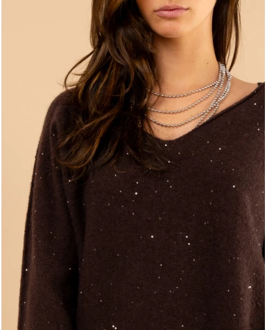 Pull paillettes