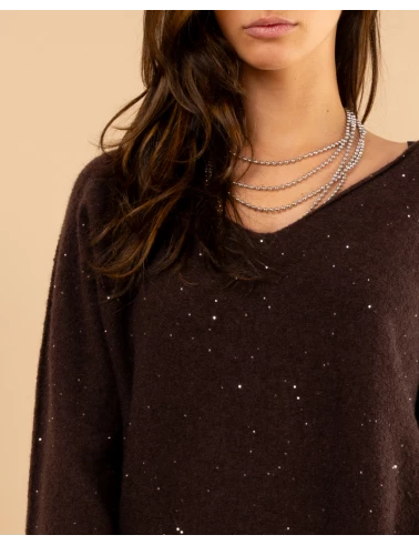 Pull paillettes