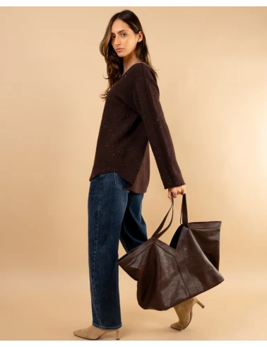 Pull paillettes