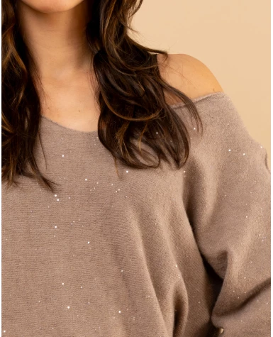 Pull paillettes