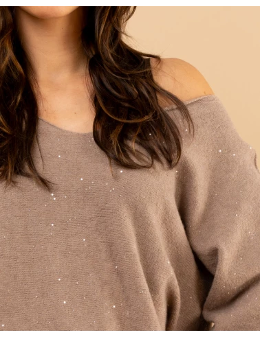 Pull paillettes