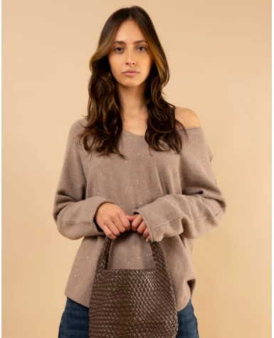 Pull paillettes