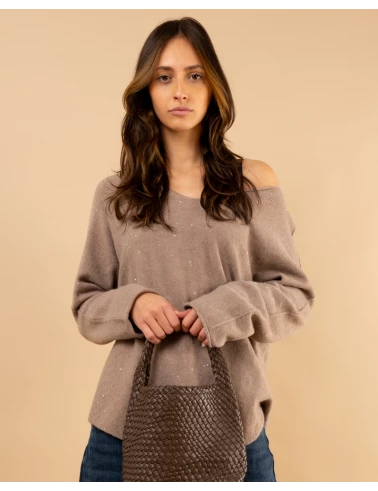 Pull paillettes