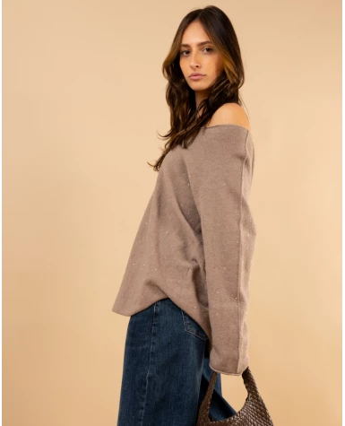 Pull paillettes