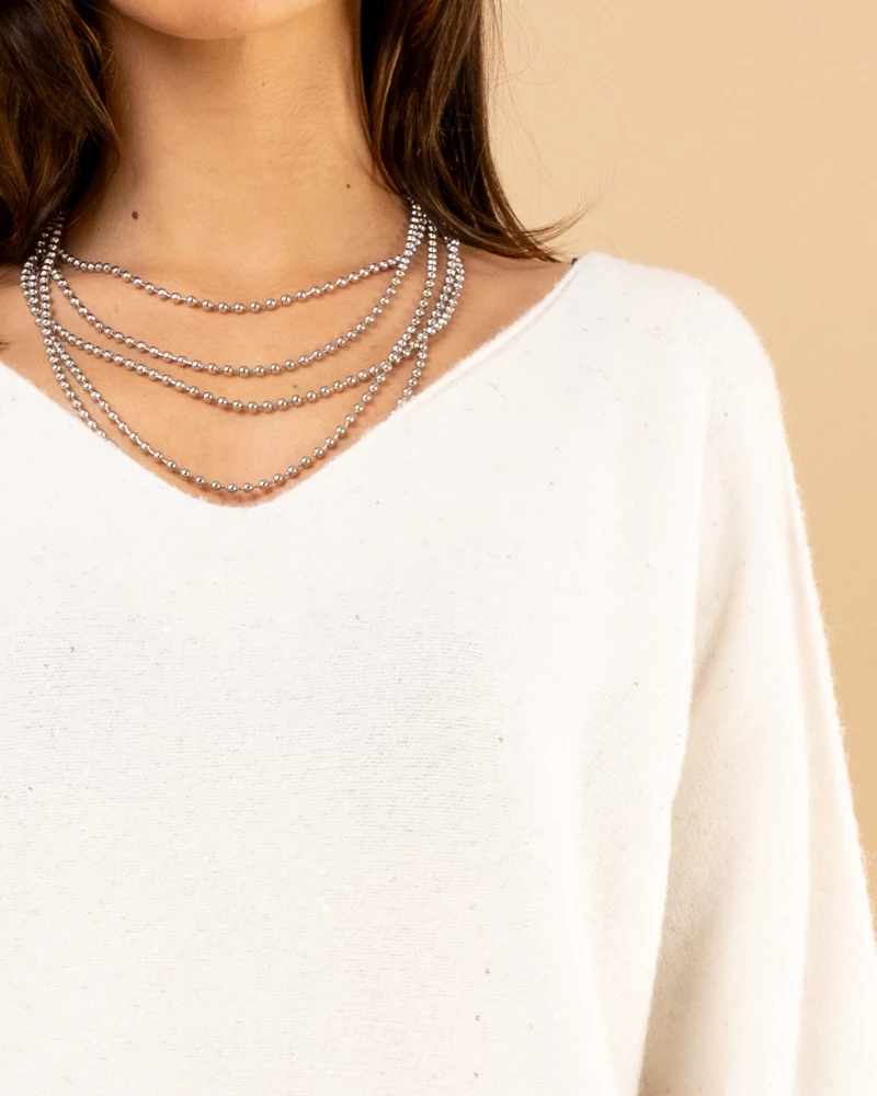 Pull paillettes