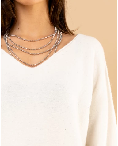 Pull paillettes