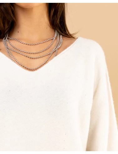 Pull paillettes