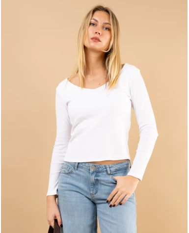 T-Shirt col v