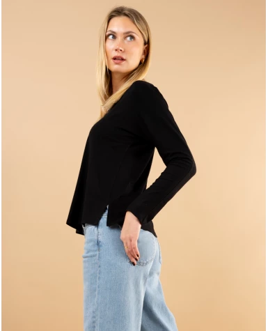 T-Shirt col dentelle