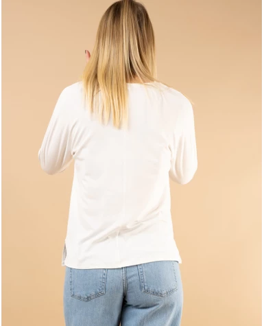 T-Shirt col dentelle