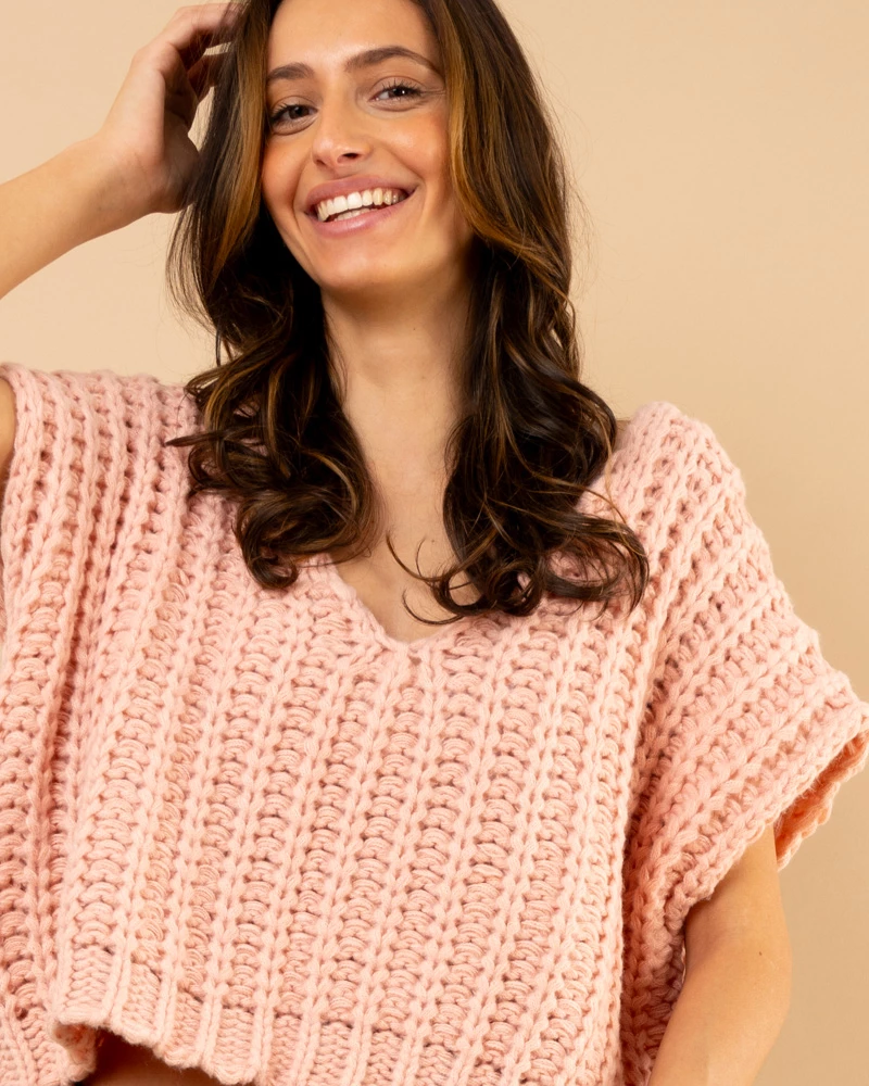 Pull grosse maille