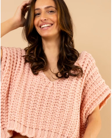 Pull grosse maille