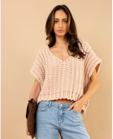 Pull grosse maille