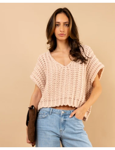 Pull grosse maille
