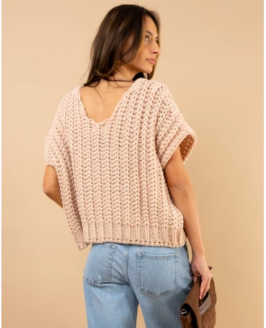 Pull grosse maille