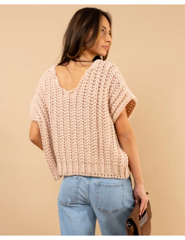 Pull grosse maille