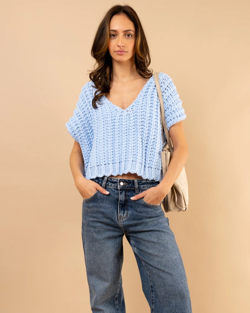 Pull grosse maille