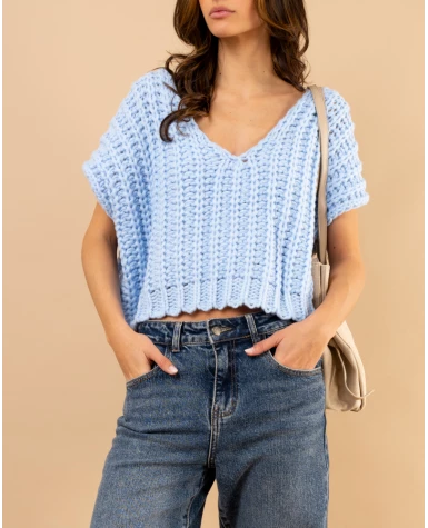 Pull grosse maille