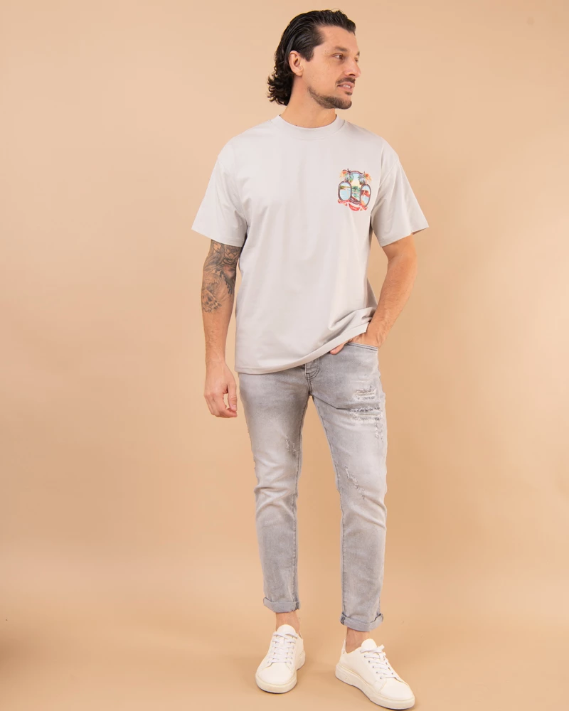 Jean destroy gris