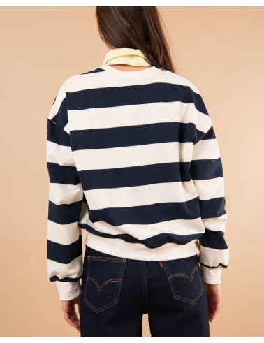 Sweat col chemise