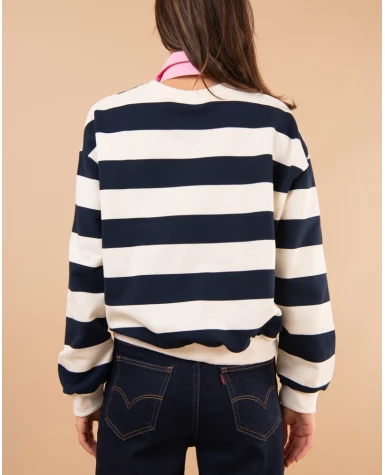 Sweat col chemise