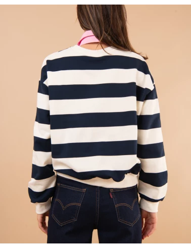 Sweat col chemise