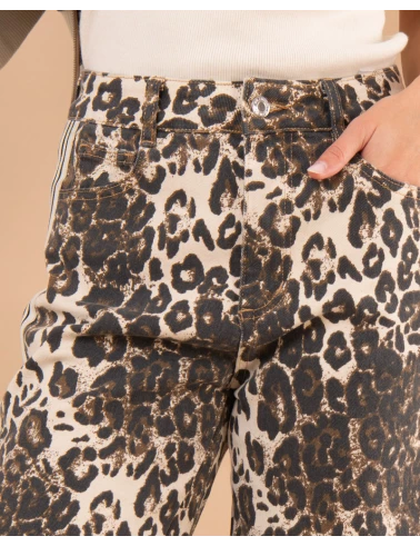 Short leopard bandes