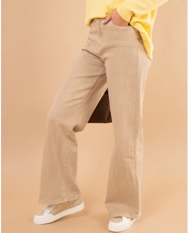 Pantalon large grande taille