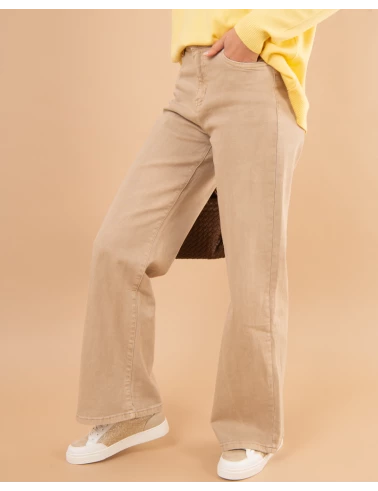 Pantalon large grande taille