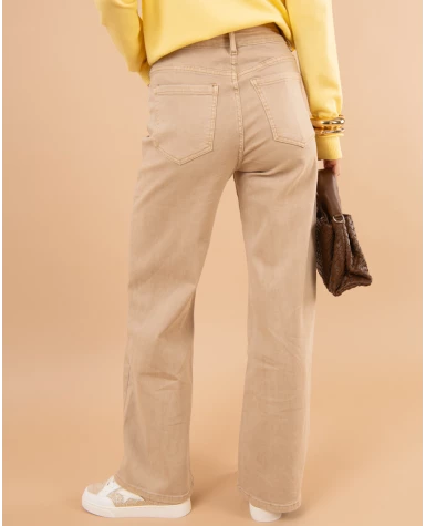 Pantalon large grande taille