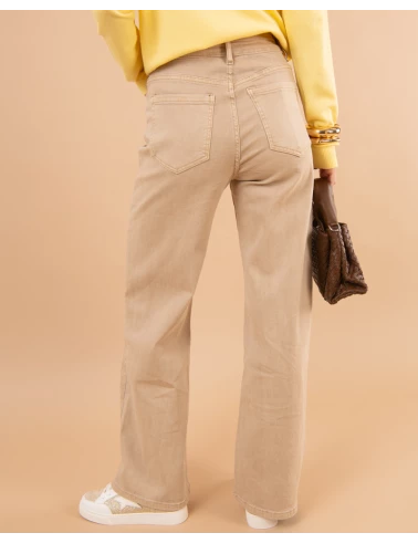 Pantalon large grande taille