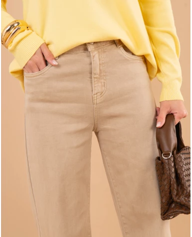 Pantalon large grande taille