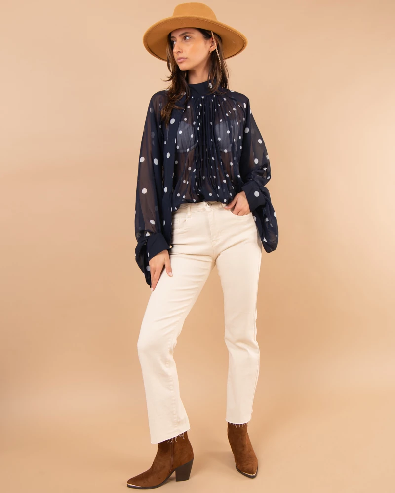 Pantalon cropped