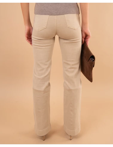 Pantalon bas coutures