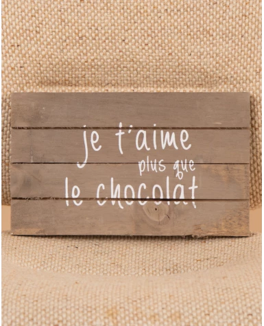 Panneau chocolat