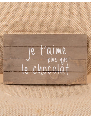 Panneau chocolat