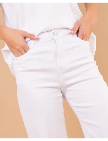Pantalon large cropped