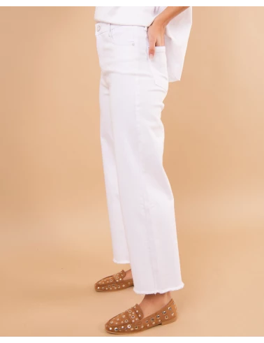 Pantalon large cropped