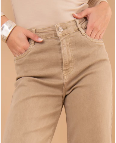 Pantalon large cropped