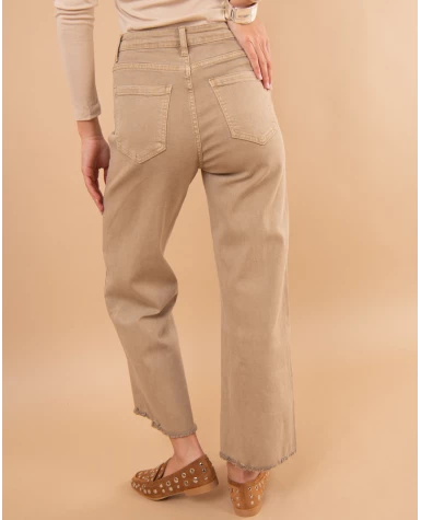 Pantalon large cropped