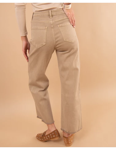 Pantalon large cropped