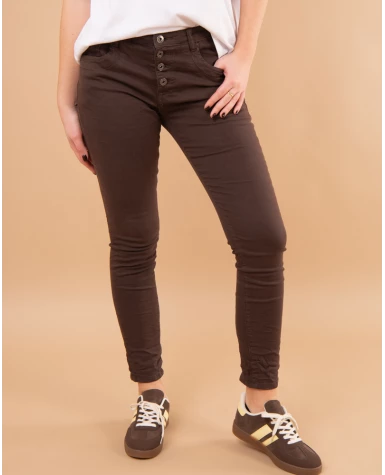 Jean boyfriend couleur