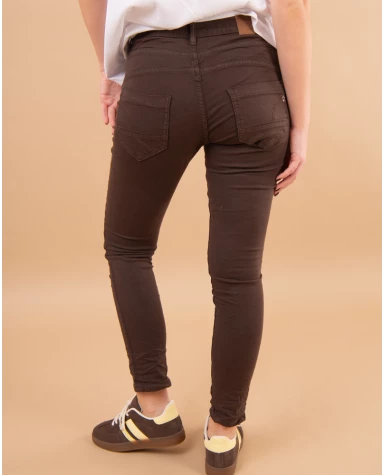 Jean boyfriend couleur