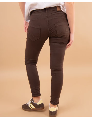 Jean boyfriend couleur