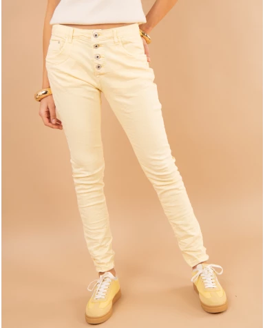 Jean boyfriend couleur